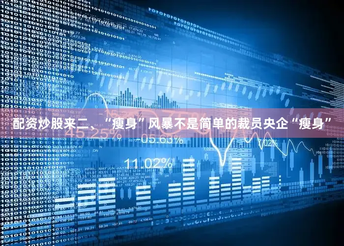 配资炒股来二、“瘦身”风暴不是简单的裁员央企“瘦身”